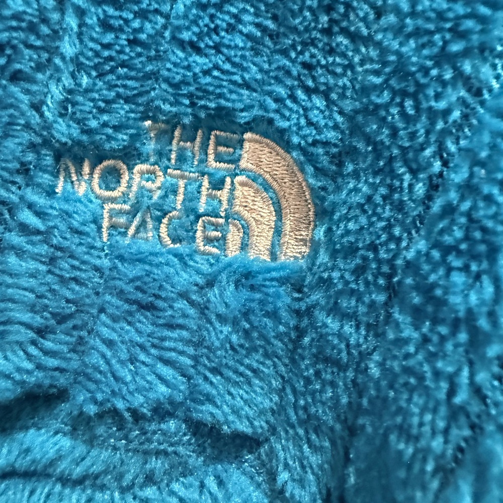 The North Face Women's Bright Blue Plush Fleece Jacket - Picture 7 of 7